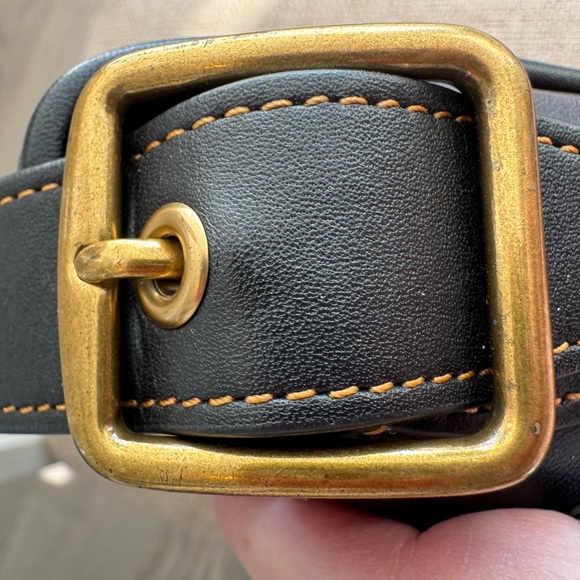 Coach Rambler Handbag in Glovetanned Leather (Black) - Picture 9 of 16